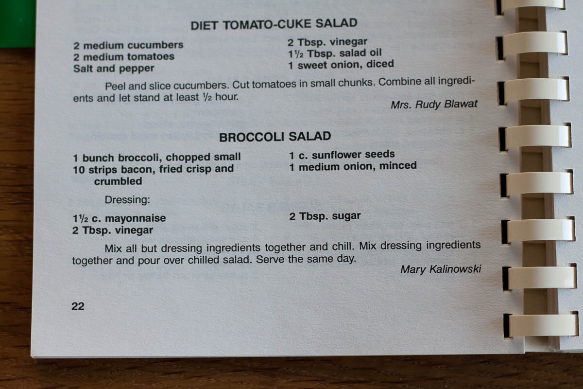 Grandma's broccoli salad