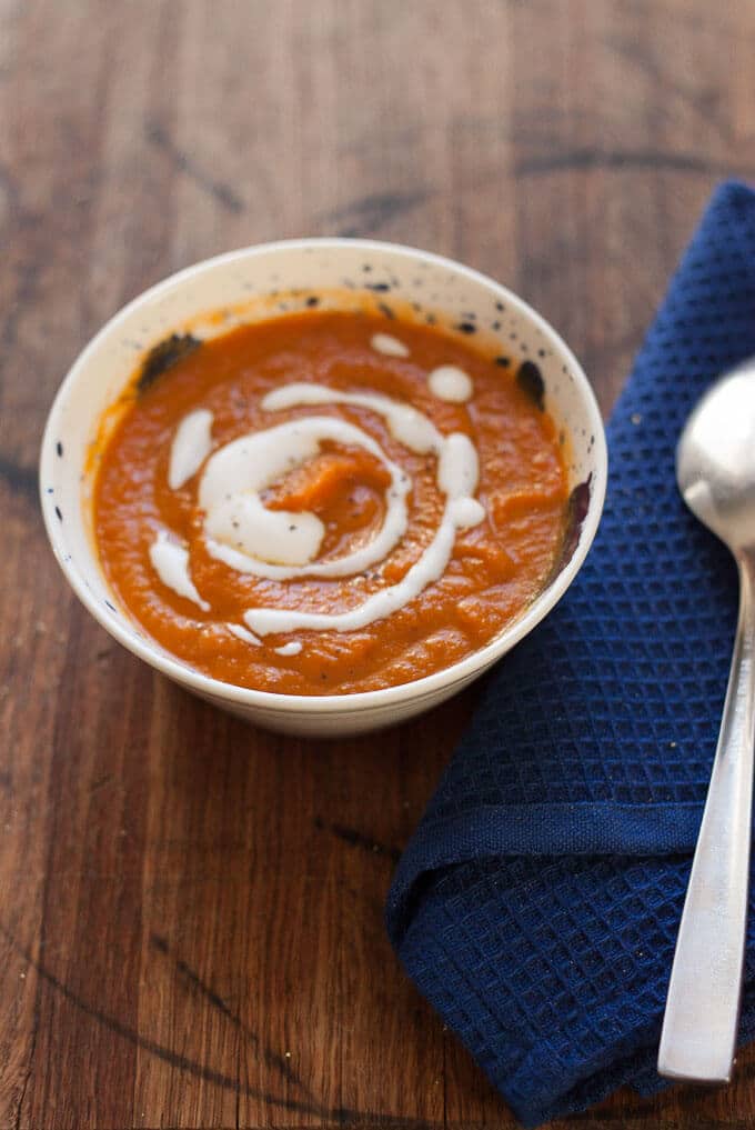 Spicy Roasted Carrot Soup