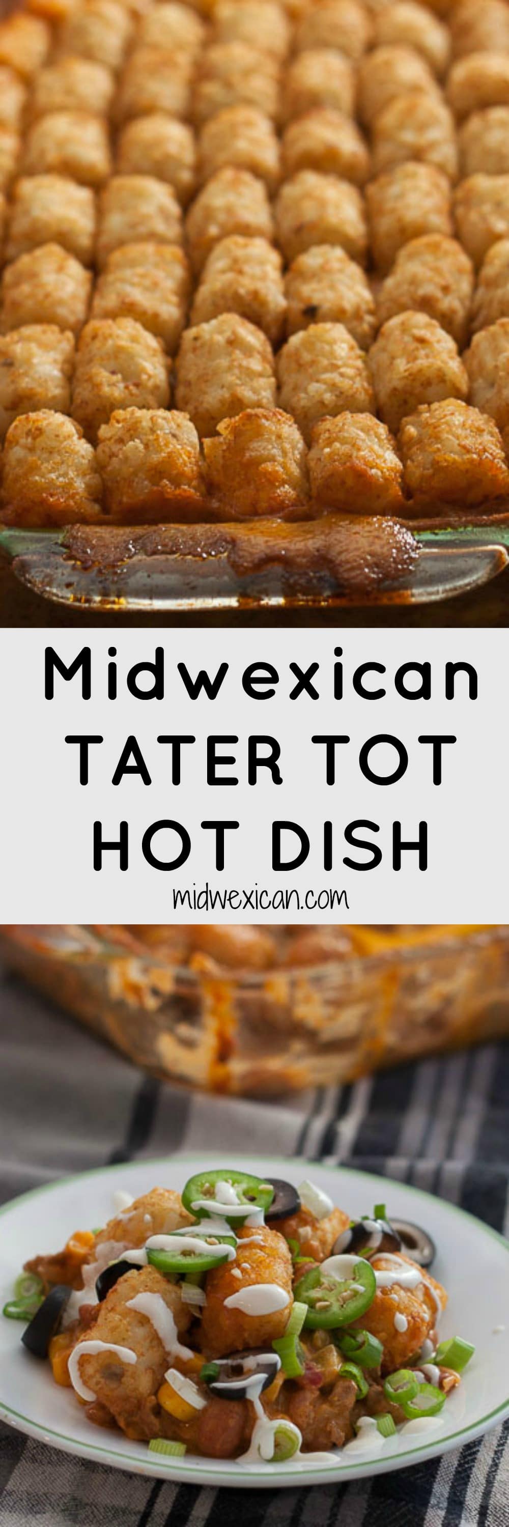 Tater tot hot dish, taco style!