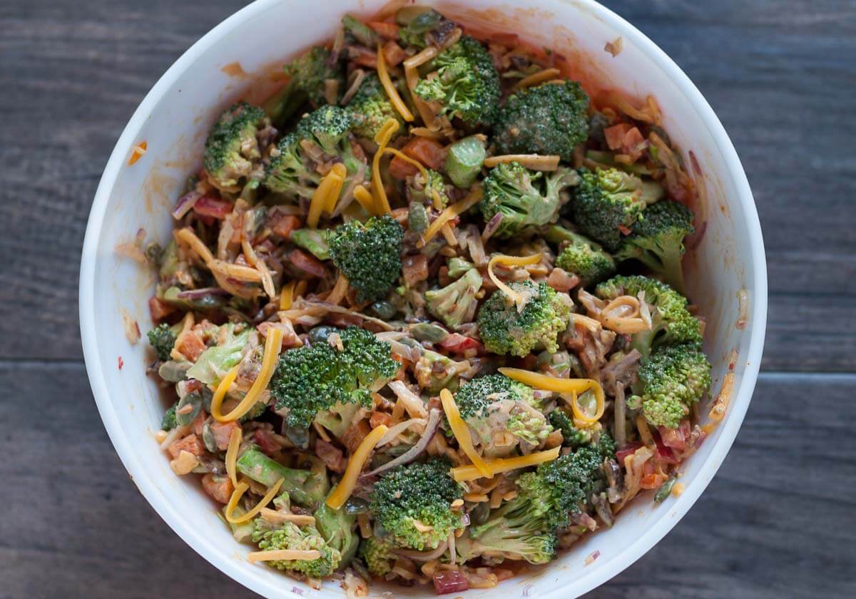 Broccoli Crunch Salad with Bacon