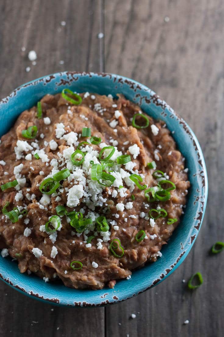 Easy Refried Beans (from Canned Pinto Beans)