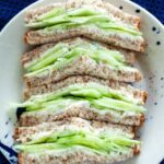 cream cheese cucumber sandwiches with jalapeno