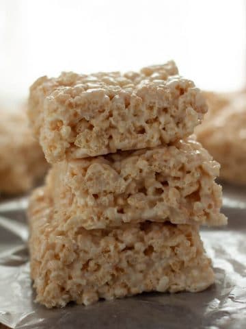 Coconut Rice Krispie Treats are perfect for coconut-crazy confectionistas - and only take mere minutes to make!