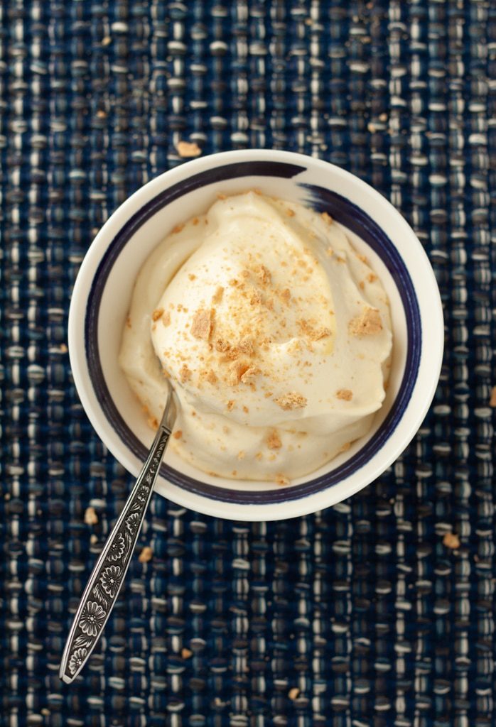 Pineapple Orange Whip with Crushed Graham Crackers
