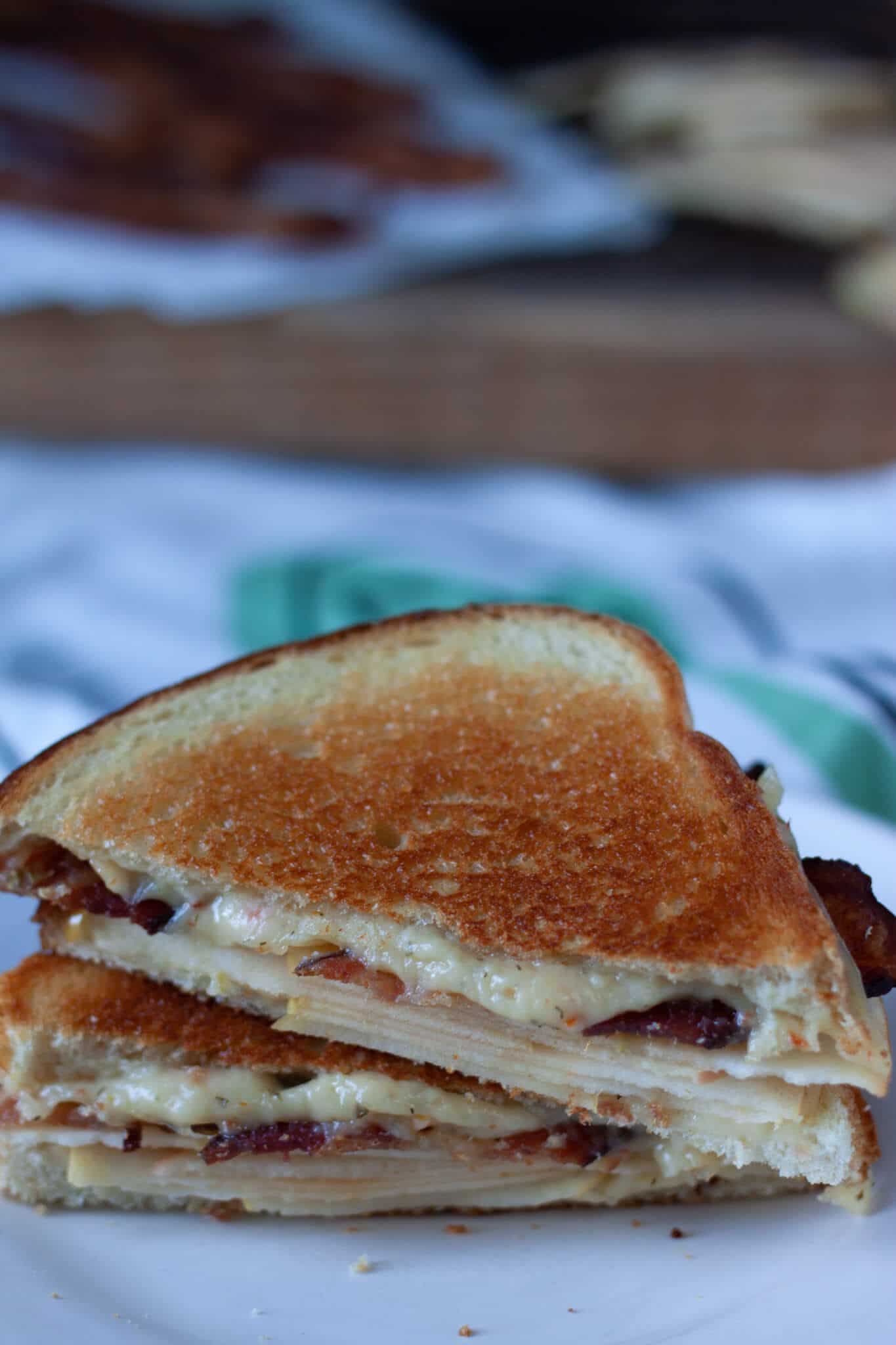 Bacon Apple Grilled Cheese
