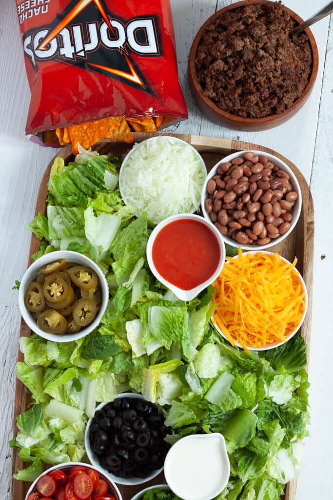 Doritos Taco Salad Board