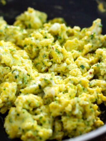 chimichurri eggs recipe