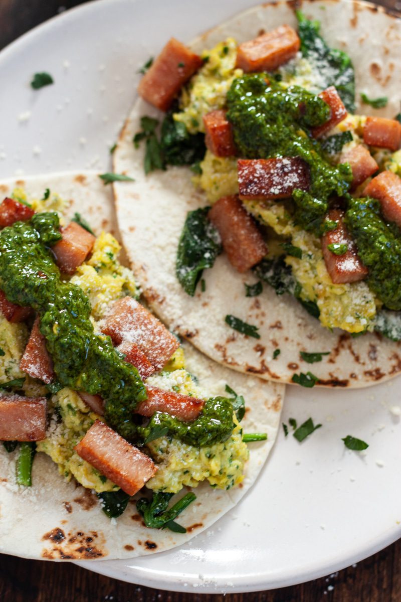 Green Eggs and Spam Tacos