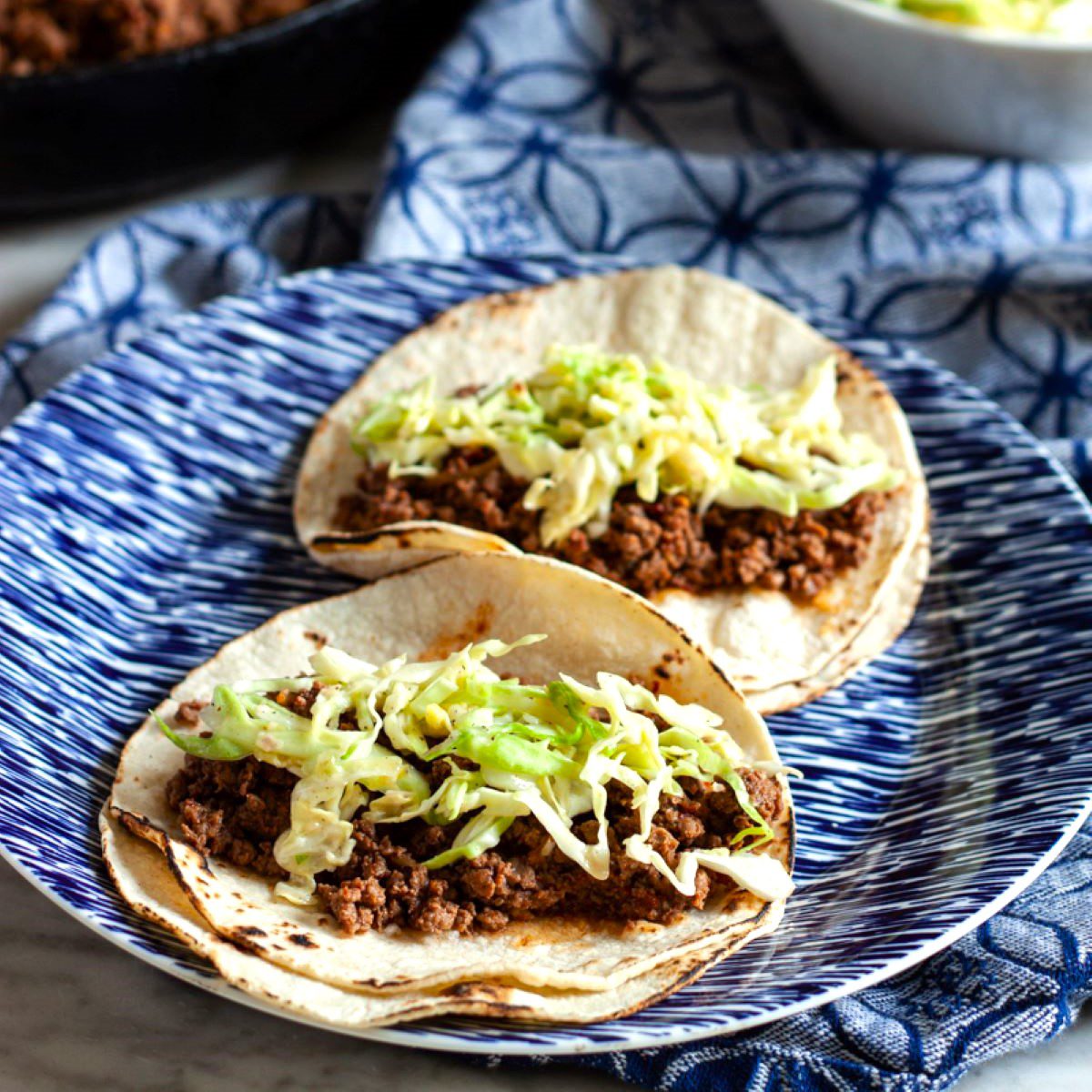 Ground Venison Tacos