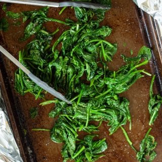 grilled spinach