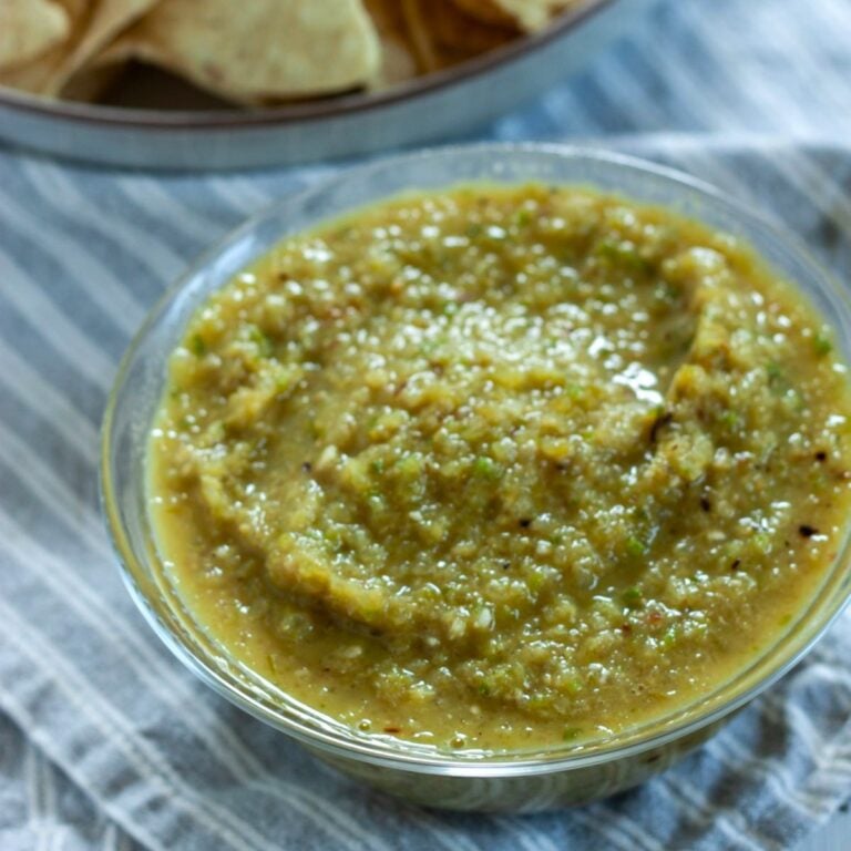Roasted Green Tomato Salsa Midwexican