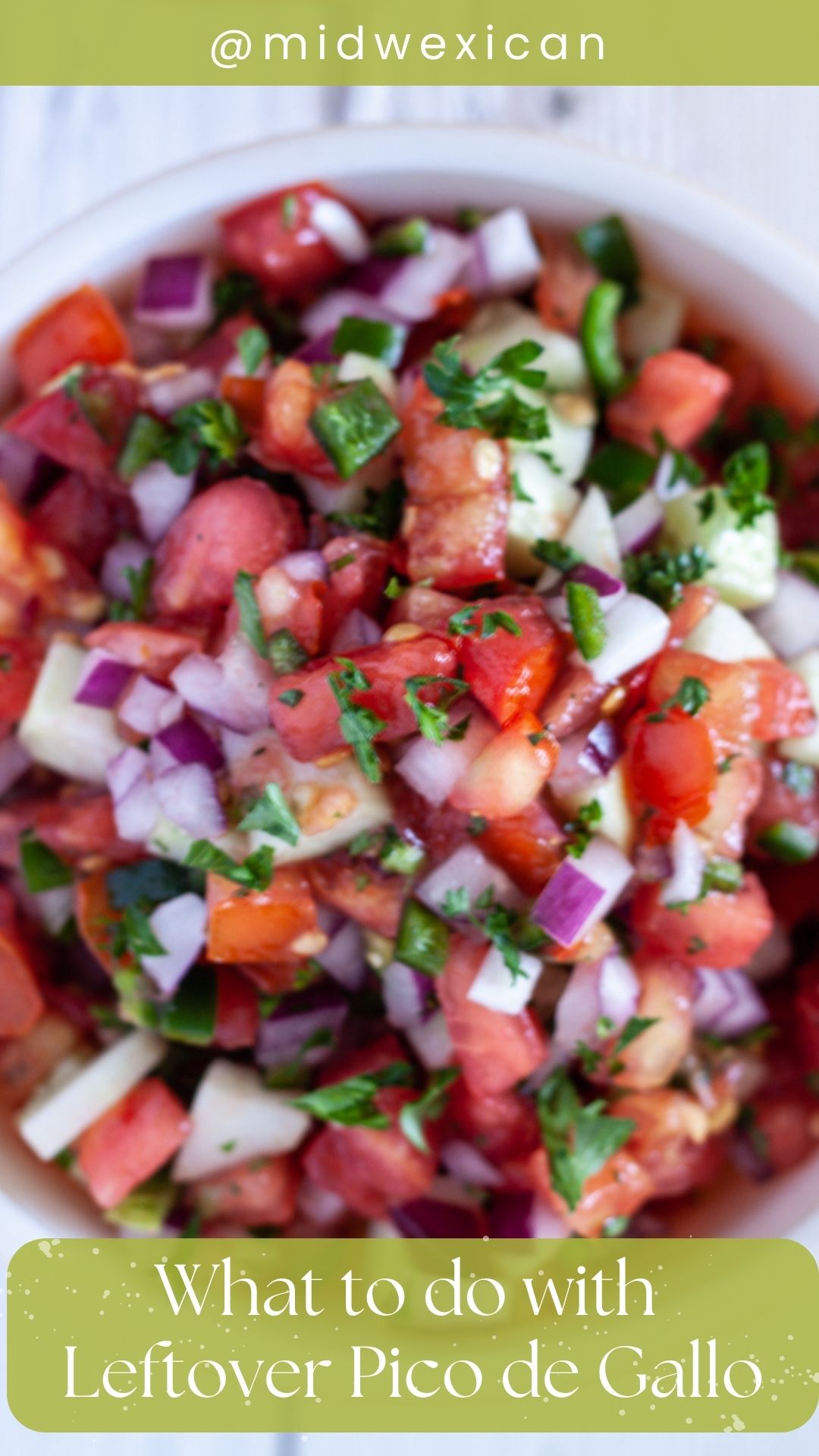 What to do with leftover pico de gallo