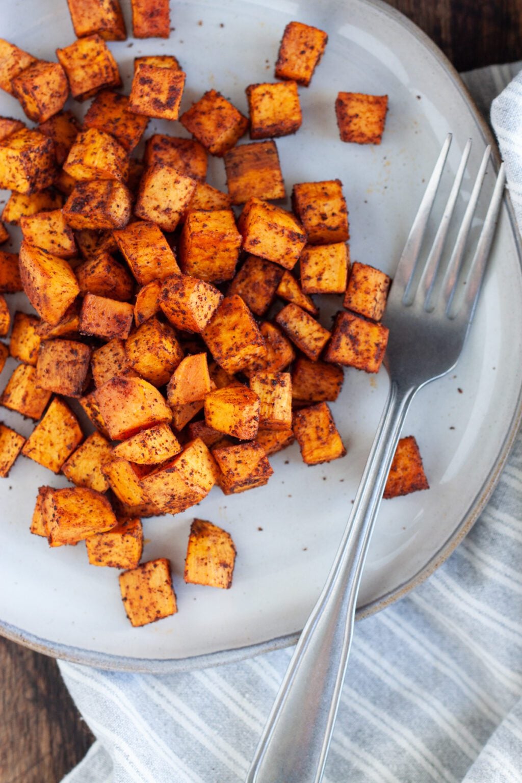 Air Fryer Roasted Sweet Potatoes Midwexican