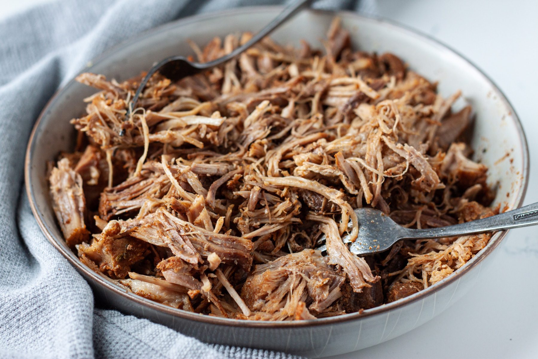 Pulled pork made in the Instant Pot